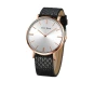 Factory wholesale of light luxury niche wristwatches, simple and versatile women's watches, creative leather strap waterproof quartz watches Item Picture